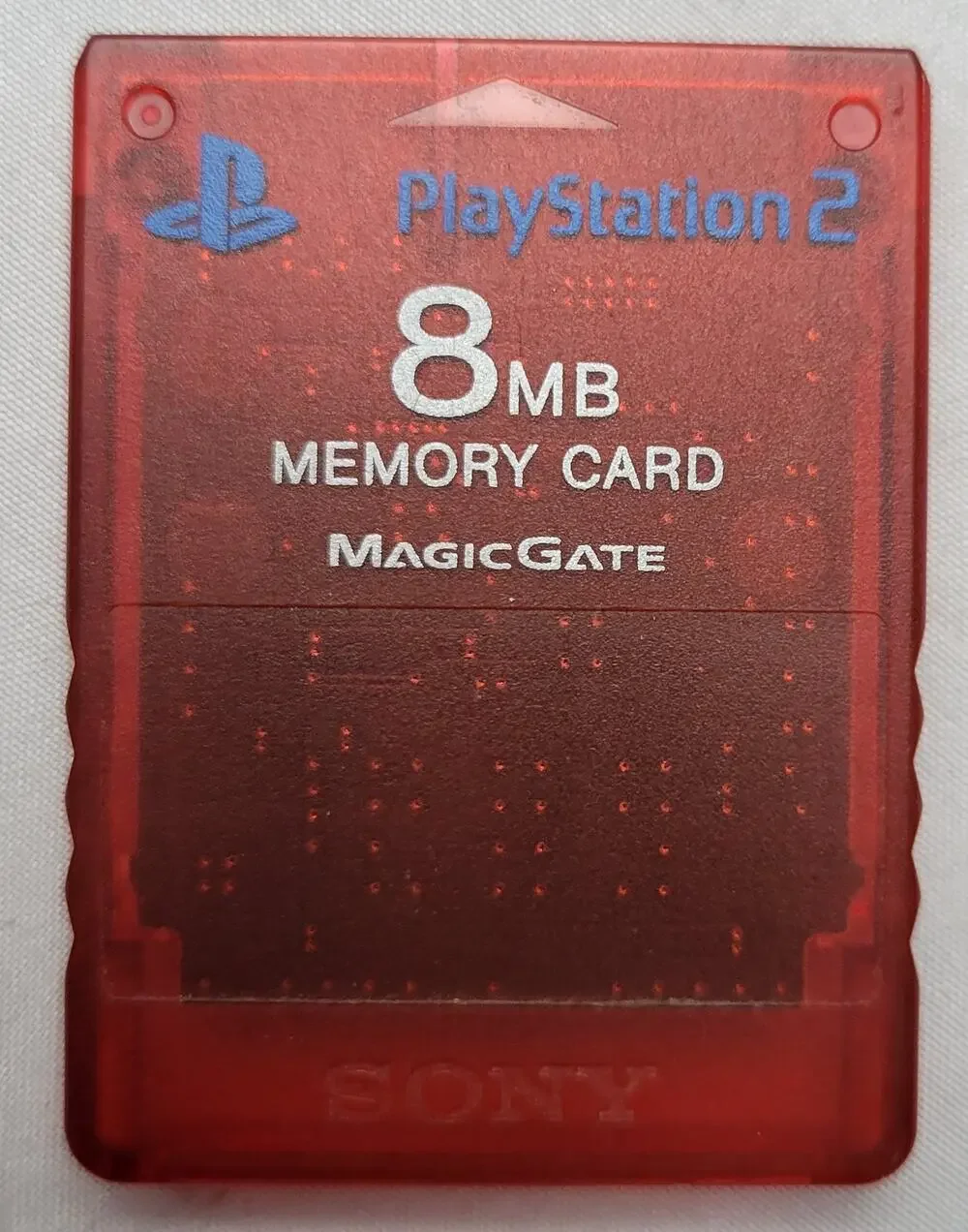Playstation 2 8MB Red Memory Card